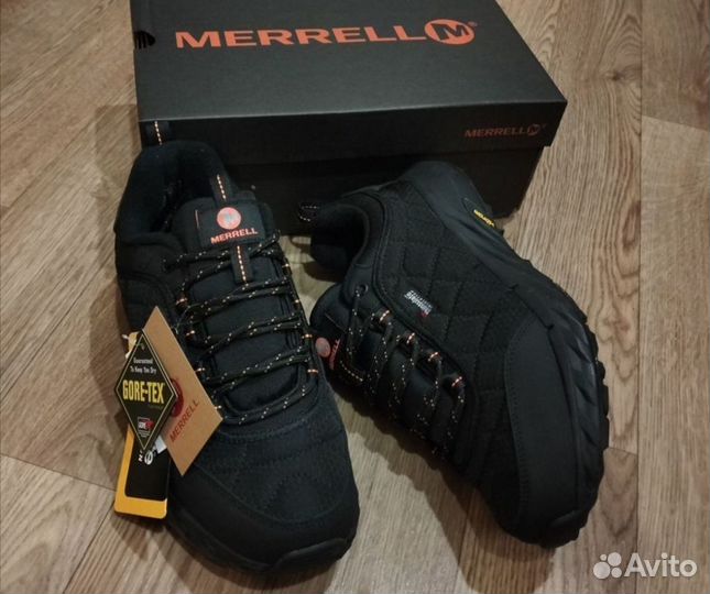 Кроссовки Merrell Vibram gore-tex Термо зима весна