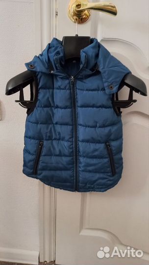 Жилетка безрукавка детская 98