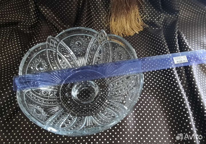 Ваза хрустальная высокая