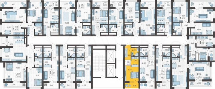 Квартира-студия, 23,2 м², 14/19 эт.