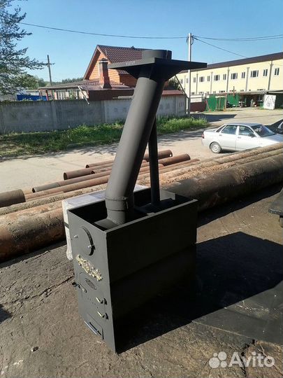 Банная печь Эконом 0.6 м толщина 8 мм 910x430x750