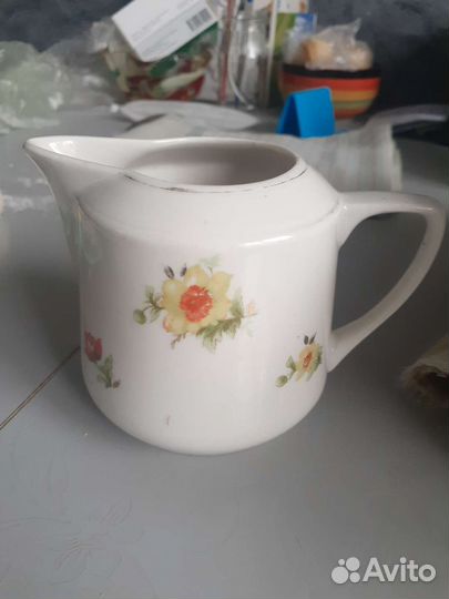 Молочник, фарфор СССР, 1954г дулево