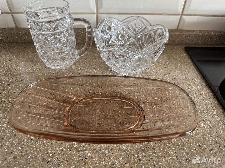 Хрустальная и стеклянная посуда