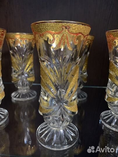 Фужеры бокалы богемия