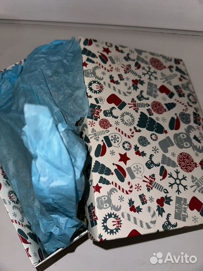 Коробка подарочная на нг с наполнителем