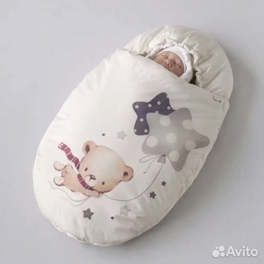 Конверт для новорожденного зимний