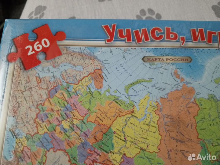 Пазл Пазлы Политическая Карта России