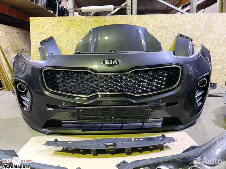 Kia Sportage 4 QL ноускат 2015-2018