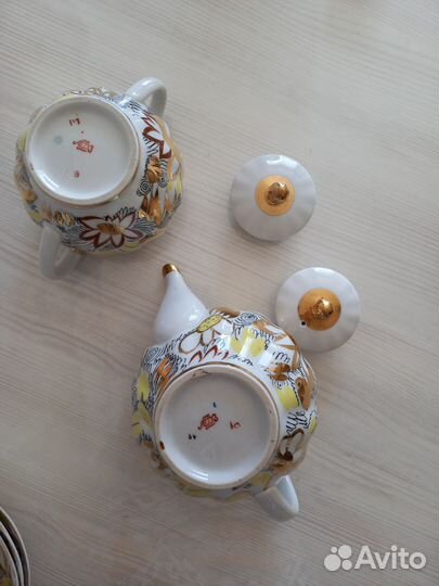 Сервиз чайный лфз Золотые ромашки попредметно
