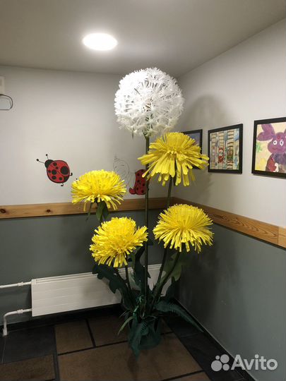 Цветы для фотозон и интерьера