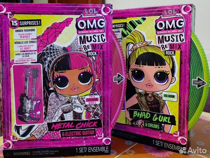 LOL Surprise OMG Remix Rock Metal Chick,Bhad Gurl