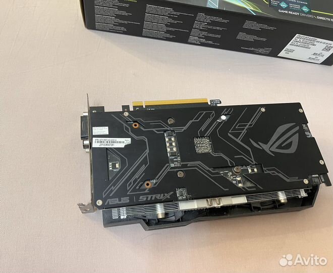 Видеокарта gtx 1050 ti asus ROG strix 4 gb