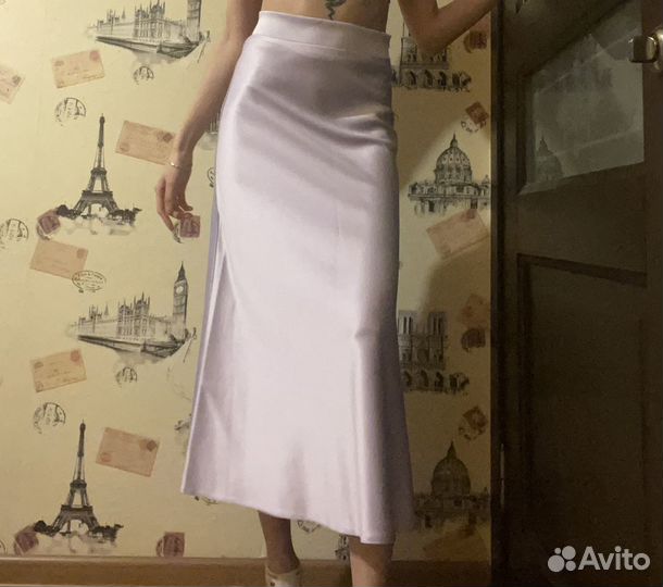 Атласная юбка