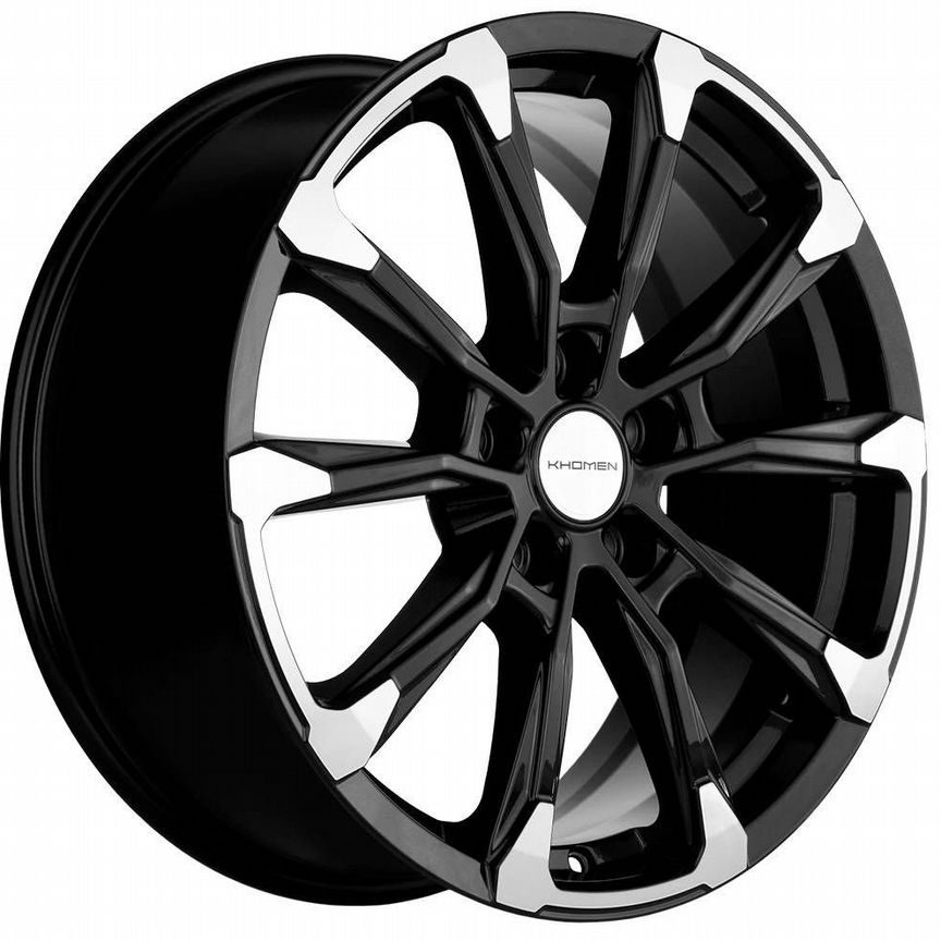 Диски Khomen KHW1808 7.5x18 5x108 ET47 D60.1 Black-FP