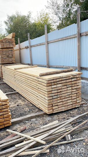 Доска обрезная 25х100х6000мм с доставкой