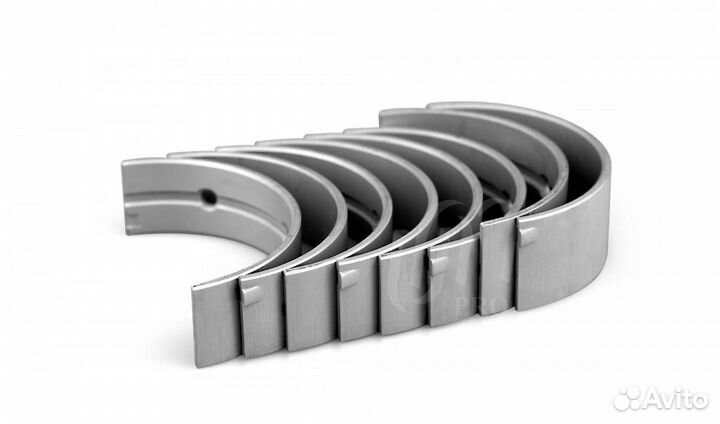 Вкладыши коренные 0.25 (с упорным подшипником, канавки-180, на 4-ой шейке -360) Audi/VW 0.8-1.8 UM