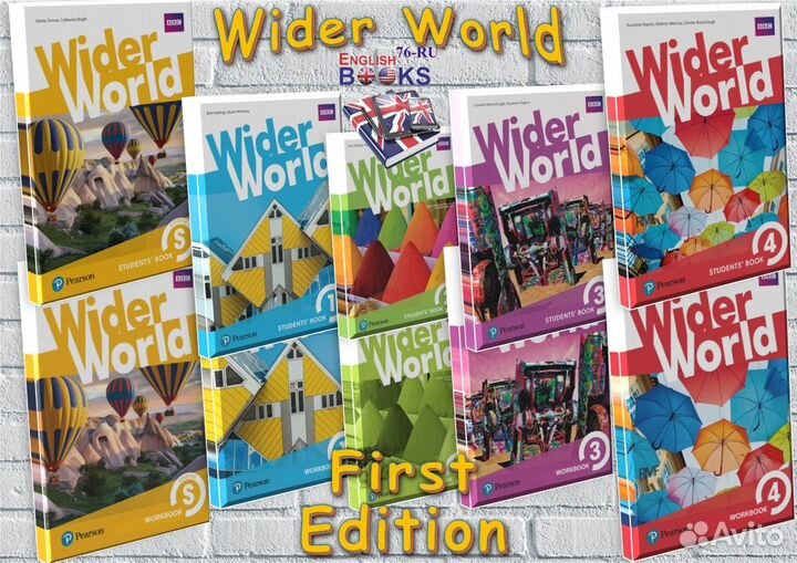 Wider World 1,2,3,4, Starter (новый комплект)