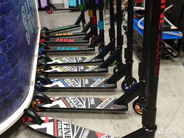 Трюковой самокат трюковый новый