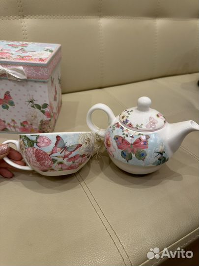 Заварочный чайник + чашка