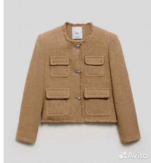 Твидовый жакет Mango