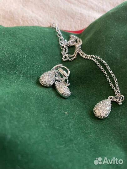 Кулон и сережки