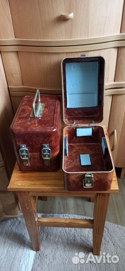 Бакелитовый-Карболитовый военный ящик СССР-2 штуки