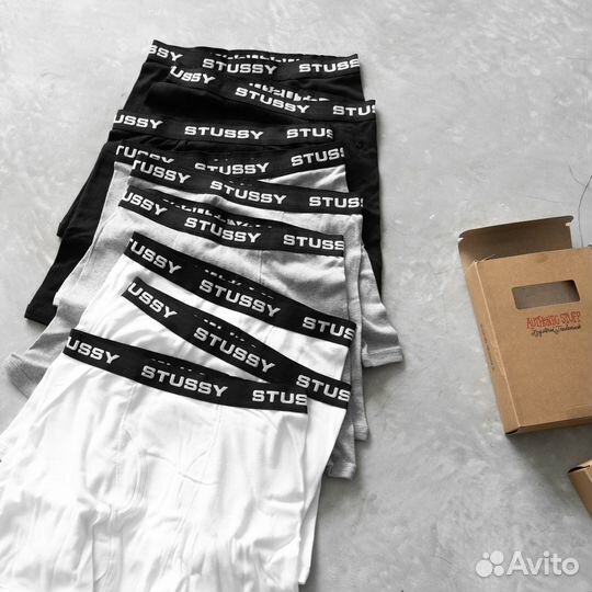 Трусы Stussy Hanes Boxer brifes