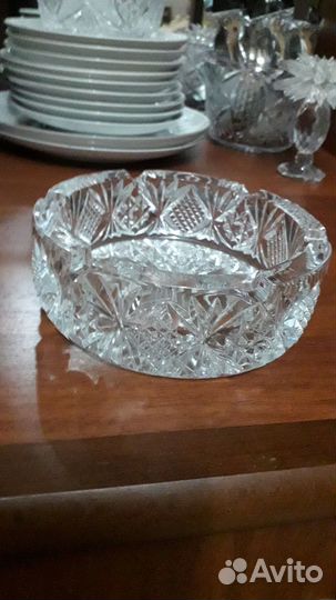 Хрустальная конфетница,пепельница