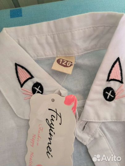 Рубашка для девочки 120