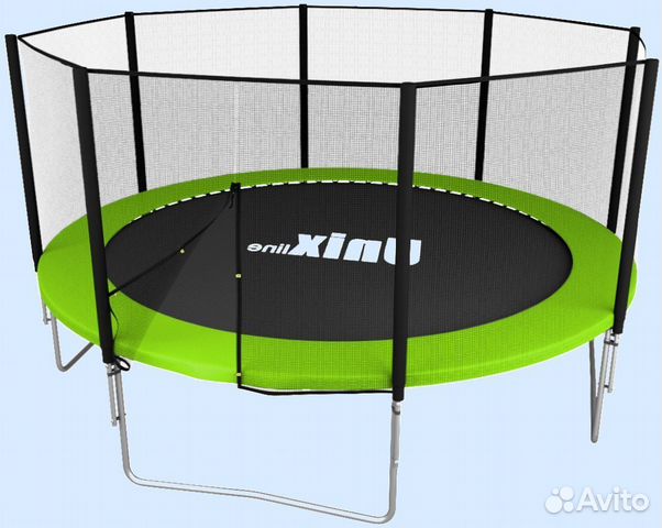 Батут unix Simple 10 фт (3.05 м) Green (outside)