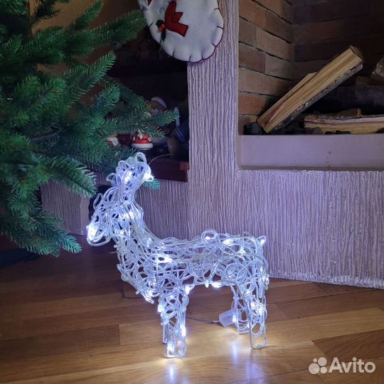 Светодиодный олень гирлянда