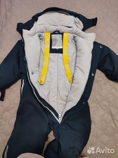Детский зимний комбинезон pogo, размер 98
