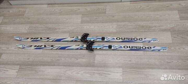 Лыжи 130,150,170см,палки, боты 33,35,37р