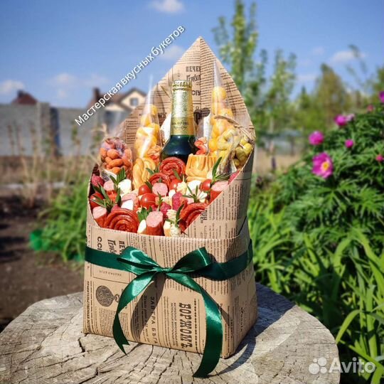 Съедобный букет мужчине