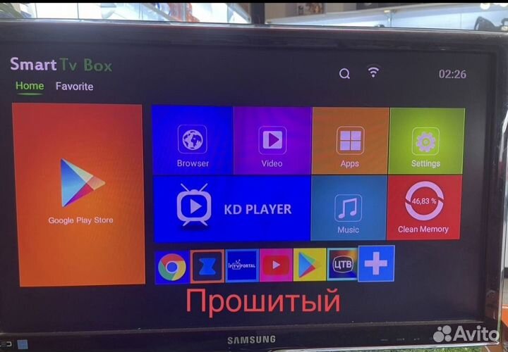 Смарт тв приставка тв стик андройд 4K прошитая
