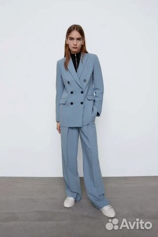 Голубой пиджак Zara объявление продам