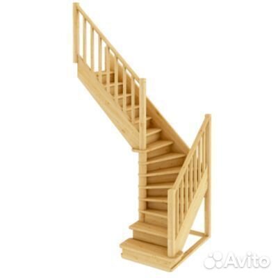 Лестница из сосны под покраску «лс-225м»