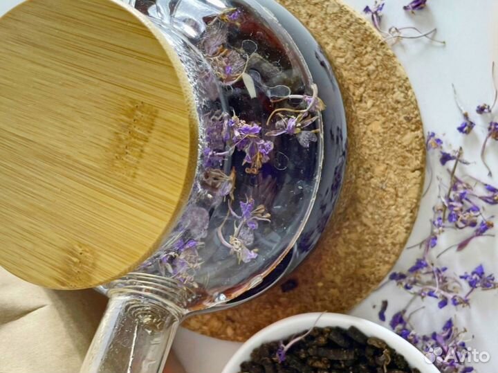 Иван-чай 1 кг с цветами свежий 2O23 года, чистый