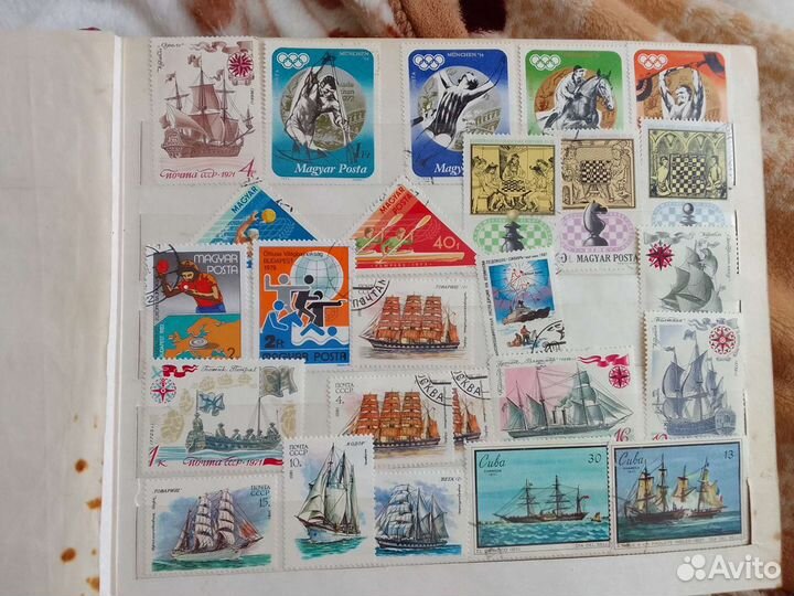 Почтовые марки альбом