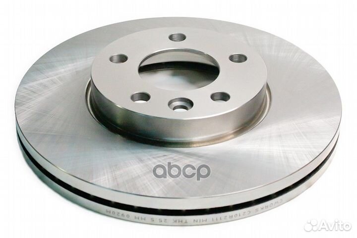 Тормозной диск передний C210R2111 cworks