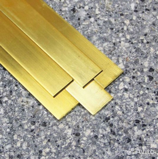 Полоса латунь полированная, вставка