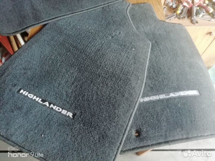 Коврики toyota highlander