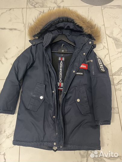 Пуховик на зиму плотный 134