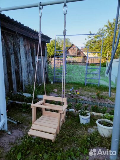 Уличные подвесные детские качели