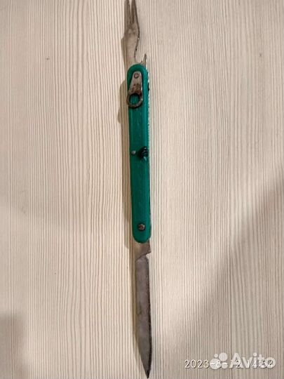 Нож складной Рыбка и открывашка СССР пакетом