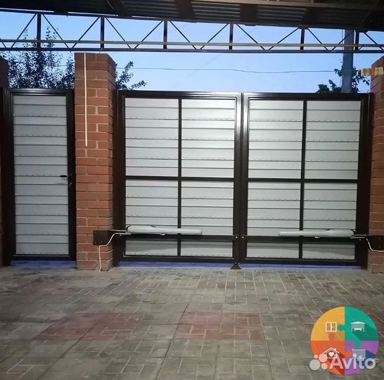 Ворота распашные автоматические