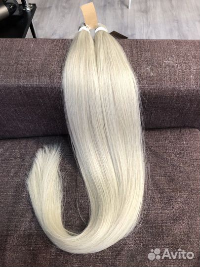 Волосы для наращивания натуральные 80 см