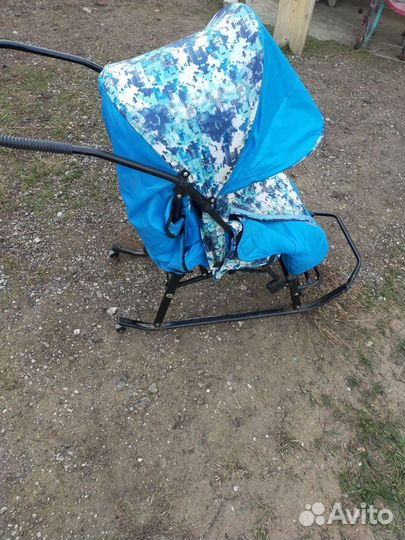 Коляска санки