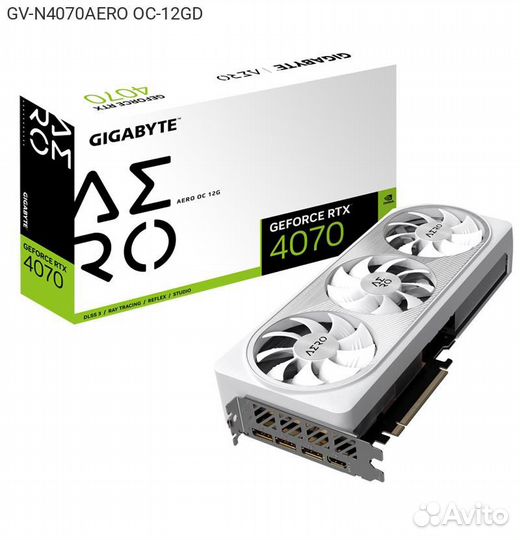 Видеокарта Gigabyte nVidia GeForce RTX 4070 Aero O