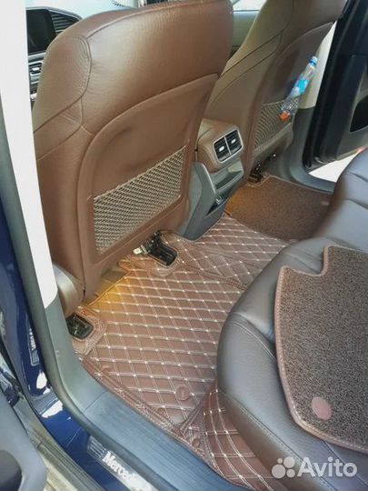 3д коврики из экокожи в салон авто с бортами